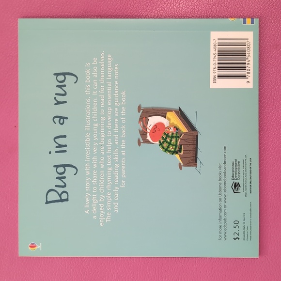 Usborne Mini Phonics Readers Bug In A Rug And Bee Makes Tea - Picture 3 of 5